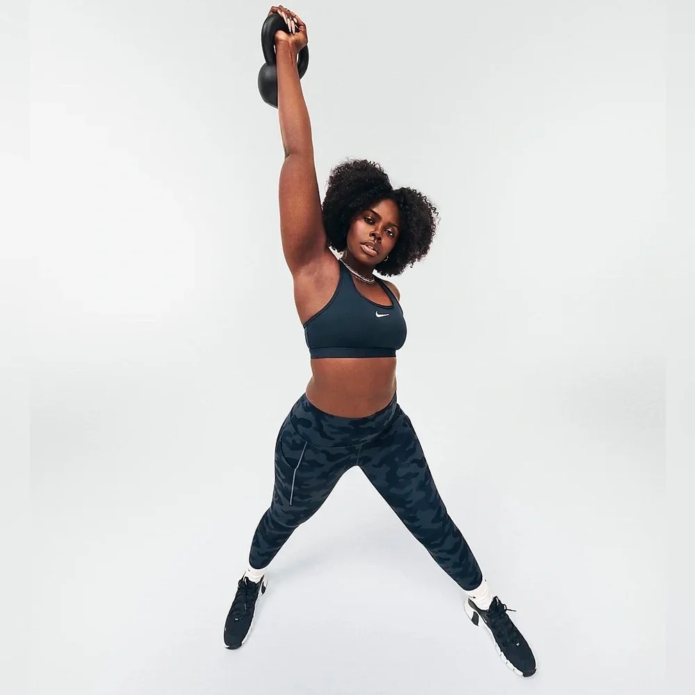 nwt Nike Swoosh Women's Black Sports Bra Size Small - Picture 6 of 14